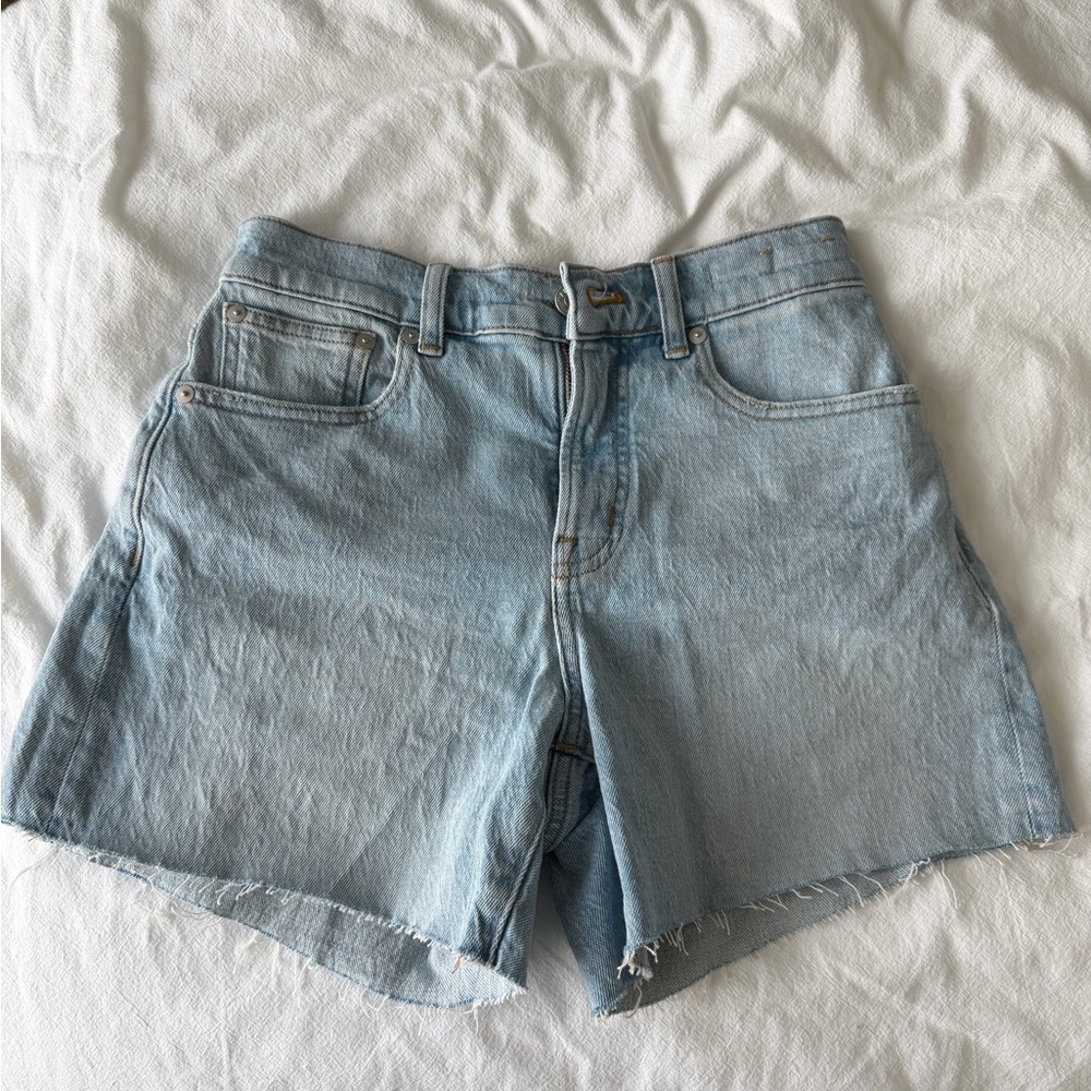 Madewell The Perfect Mid-length Jean Shorts